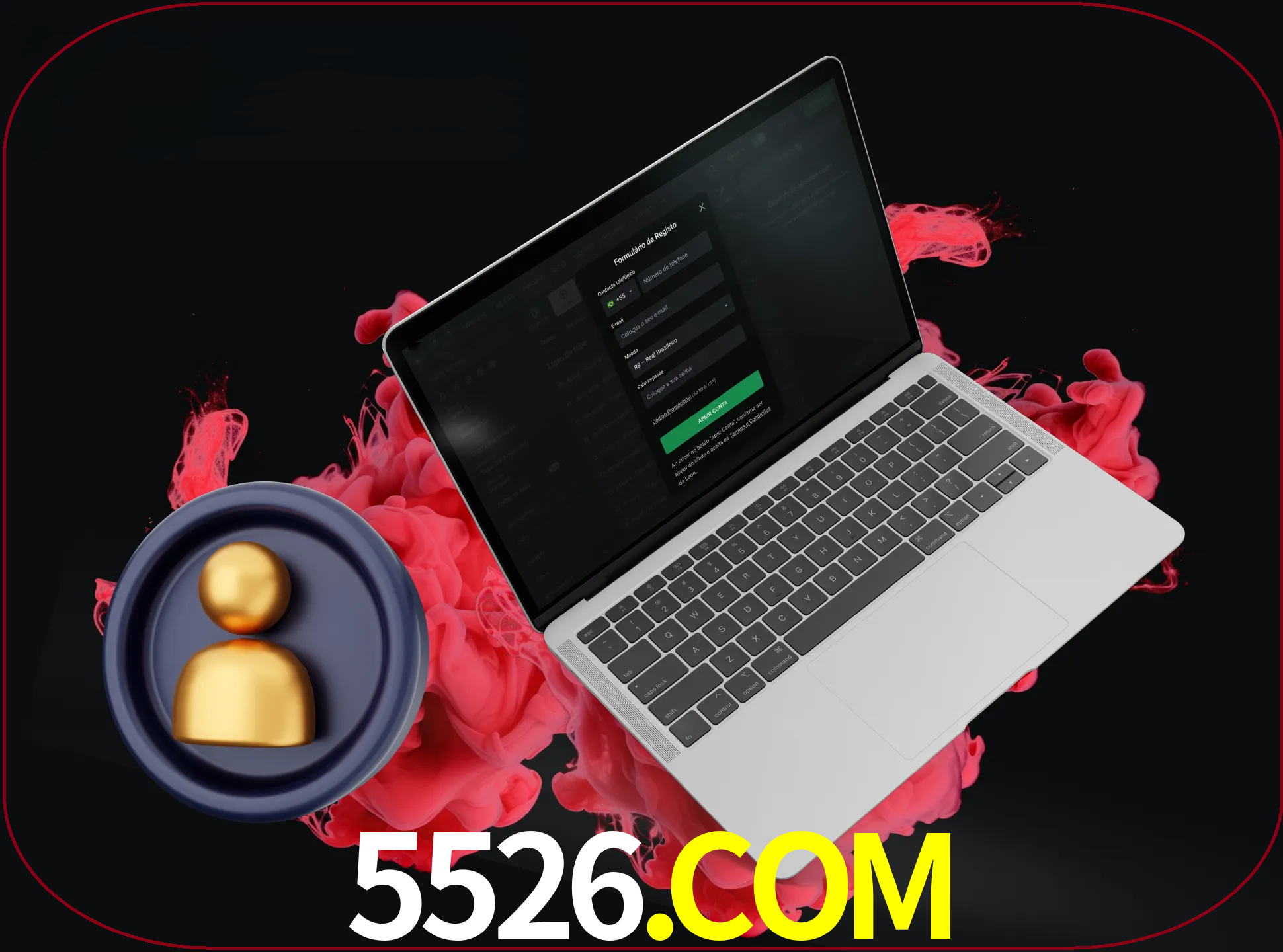 No cabeçalho do site 5526, clique no botão que o levará a um formulário especial onde terá de introduzir as suas informações actuais.