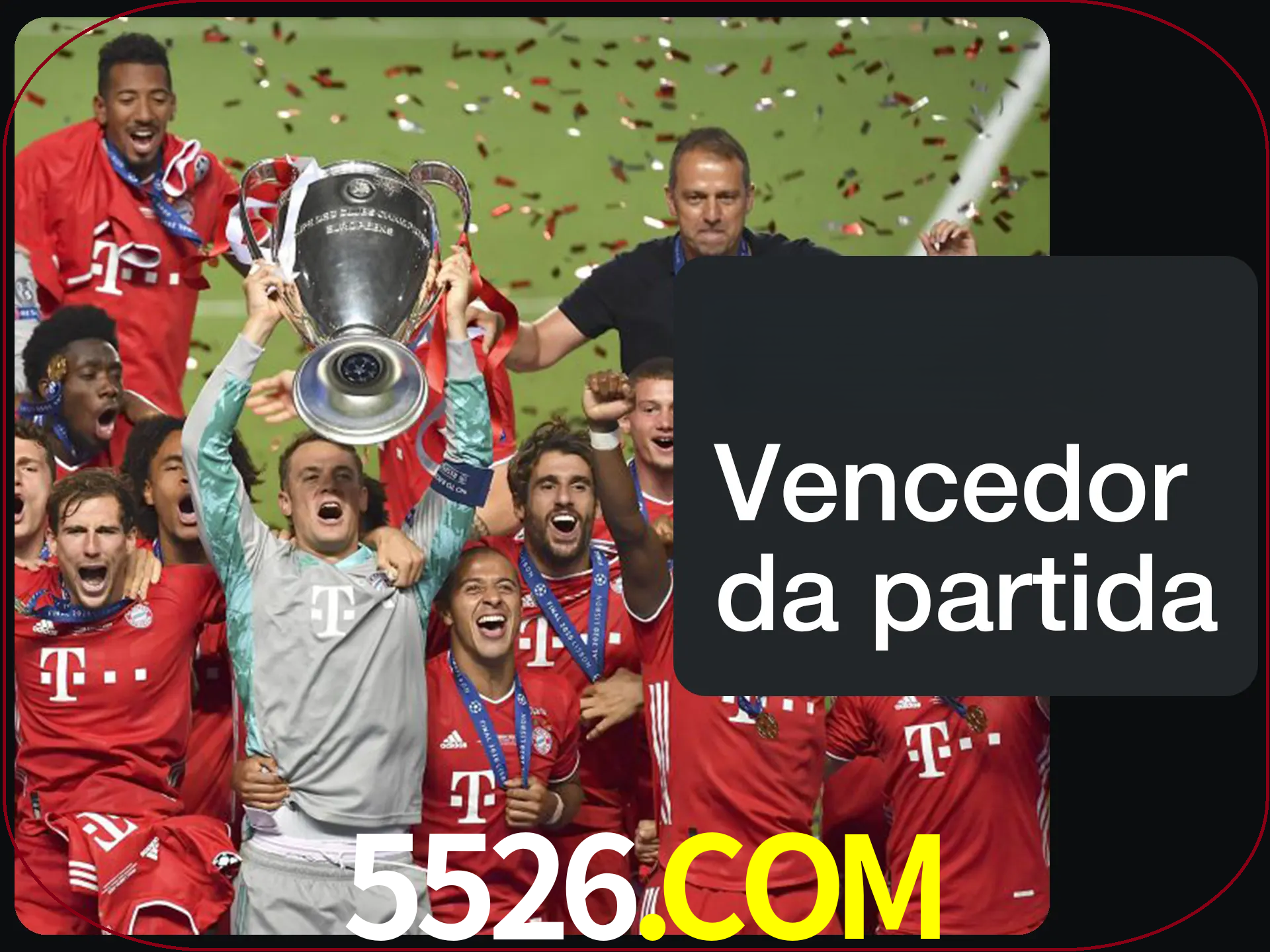 Aposte no vencedor e ganhe uma grande quantia de dinheiro.